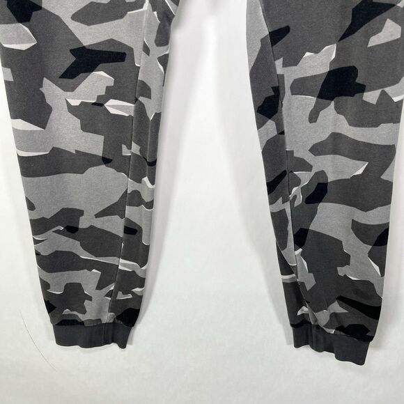 Nike Joggers Sweatpants Mens Size Small Gray Camo 28x28 Fleece Tapered Leg Cuff - Picture 3 of 16